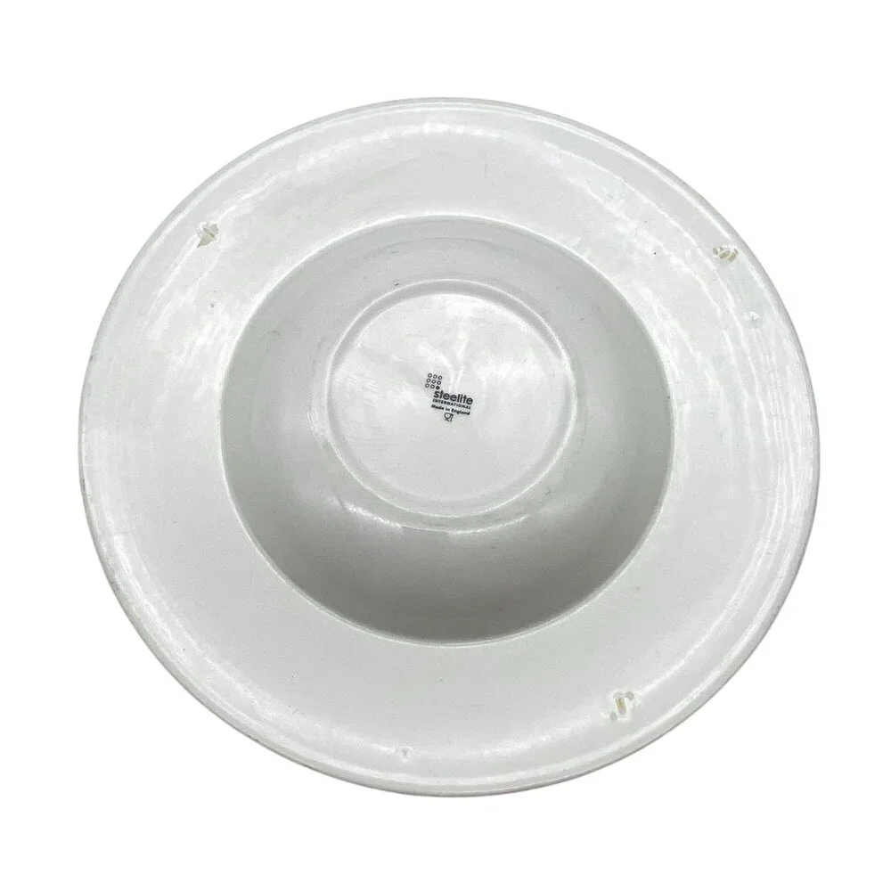 Steelite Distinction Float White wide rim soup pasta Bowl minimalist 19oz‎